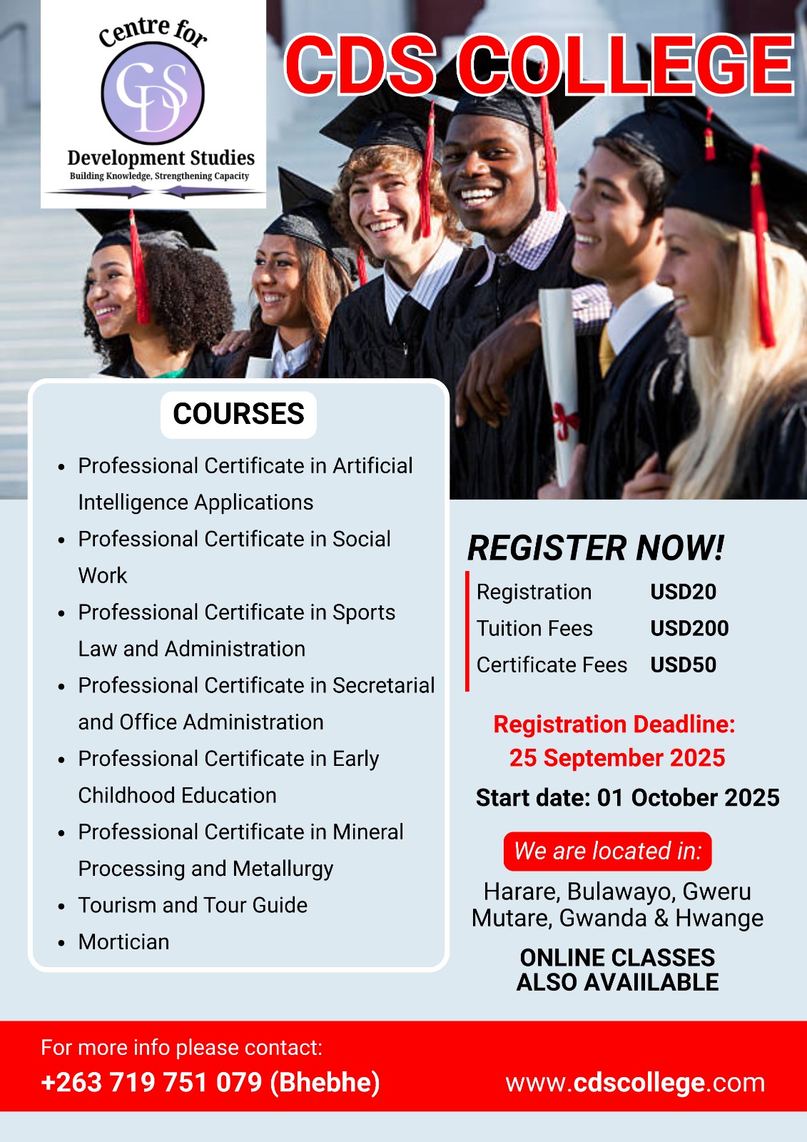 Upgrade Your Skills with CDS Short Courses – Now at Reduced Prices!