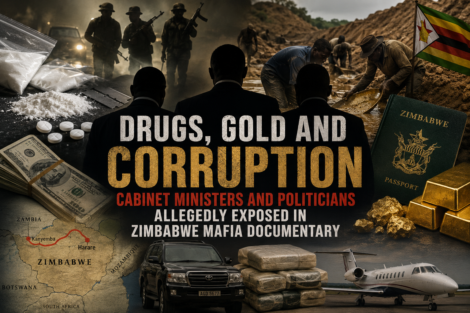 New  Zimbabwe Documentary Alleges Cabinet Ministers, Politicians Linked to Drug and Gold Mafia Networks