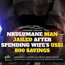 Husband Jailed After Blowing Wife’s US$1 800 Savings