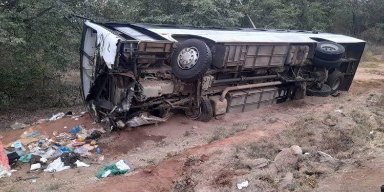 Bus Carrying Foreign Nationals Overturns Near Beitbridge, Driver Killed And 11 Injured