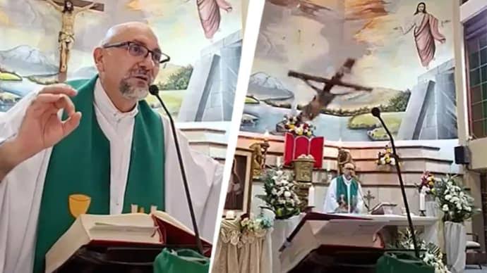  Ecuadorian Priest Dies After Massive Crucifix Falls on Him During Live Mass
